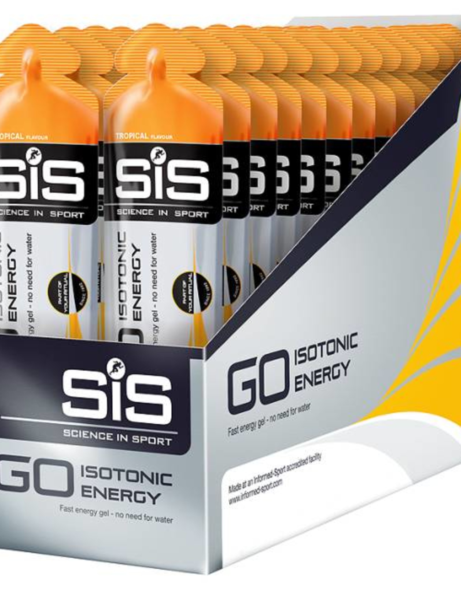 SIS (Science in Sports) SIS Isotonic Gel DOOS (30stuks)