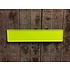 Fluor geel kentekenplaat met naam