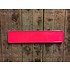 Fluor roze kentekenplaat met naam
