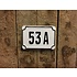 Huisnummer wit