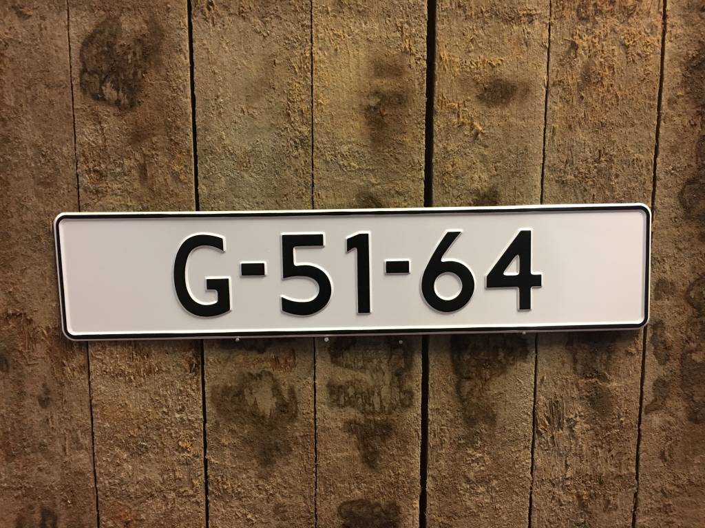 Eendagskenteken of witte kentenkenplaat Kentekenplaatdrukken.nl