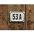 Huisnummer Wit  Reflecterend