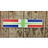 Vlag Groningen kentekenplaat  met naam