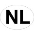 NL Sticker ovaal