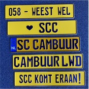 Cambuur Kentekenplaat