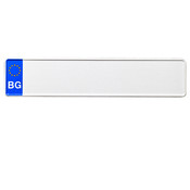 Bulgarije EU kentekenplaat met naamv