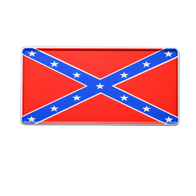 'Confederate flag' Kentekenplaat met naam