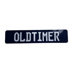 Oldtimer look plaat 52x11