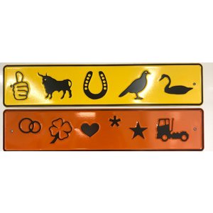 Gepersonaliseerde plaat