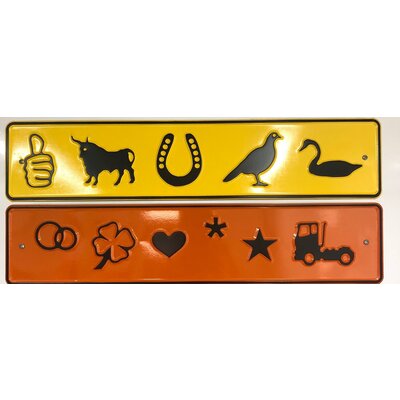 Spitfire kentekenplaat