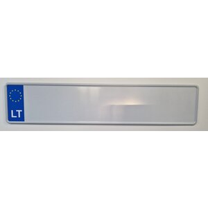 Litouwen  kentekenplaat met naam