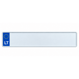 Litouwen  kentekenplaat met naam