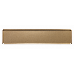 Goud glitter kentekenplaat met naam