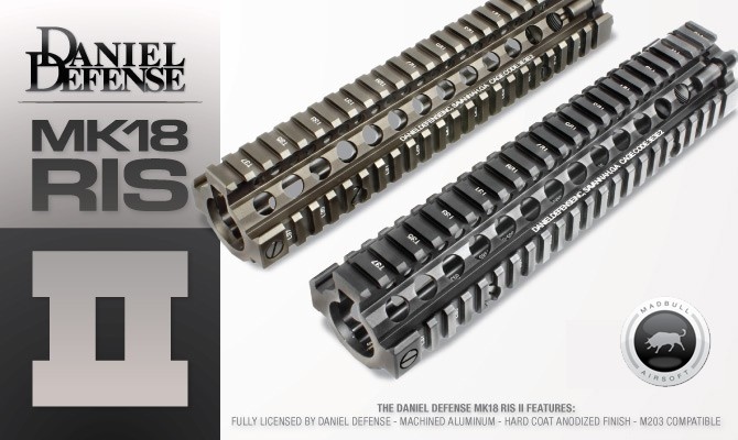 Madbull Madbull Daniel Defense MK18 9.5 inch RIS II - Black