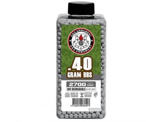 G&G G&G 0.40g - 2700 bio bb's (grey)