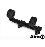 Aim-O GE Short Version 25.4mm / 30mm Mount Base zwart