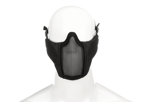 Invader Gear Invader Gear - Mk.II Steel Half Face Mask Zwart