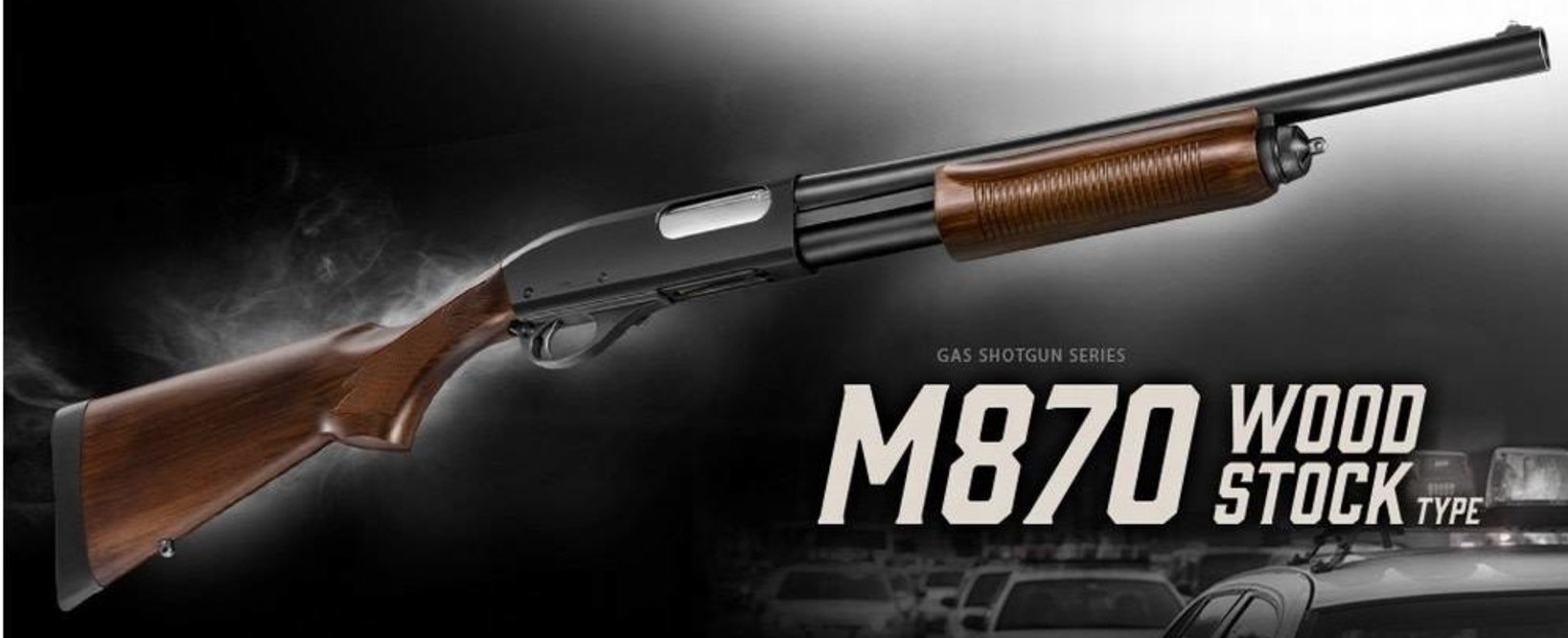Tokyo Marui Tokyo Marui M870 Wood Stock type Gas Shotgun