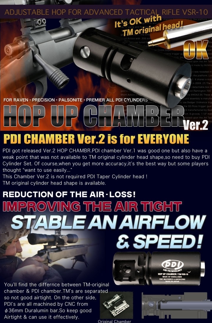 PDI PDI TM VSR-10 Hop Up Chamber V2