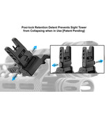 Leapers Leapers Accu-Sync 45 Degree Angle Flip Up Front Sight