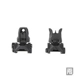 PTS Syndicate PTS EP Back Up Iron Sight Set (EP BUIS) Front+Rear - Black