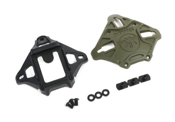 PTS Syndicate PTS MTEK FLUX Shroud with NVG mount - Black/OD Green