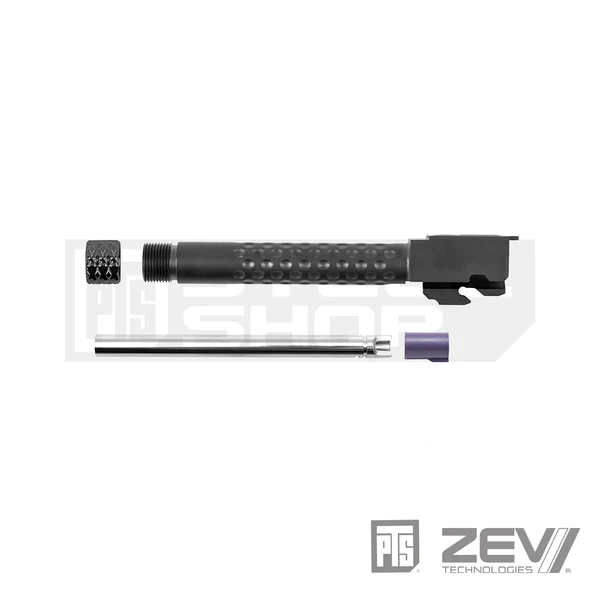 PTS Syndicate PTS ZEV  Threaded Barrel + Laylax Power Barrel Combo Set - G17 (Gen 3) - Black