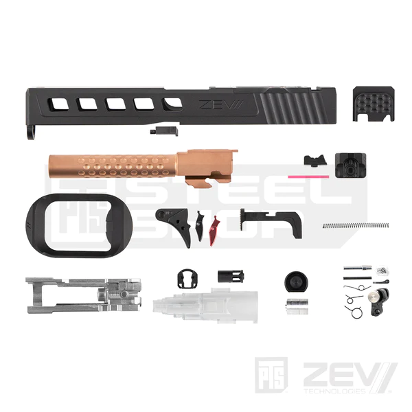 PTS Syndicate PTS ZEV  G17 (Gen3) Slide Kit - Dragonfly (Leupold) - Black