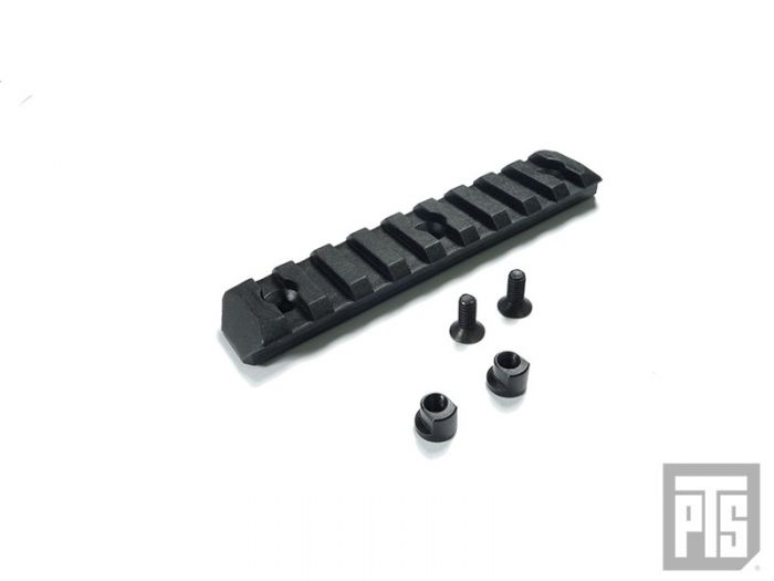 PTS Syndicate PTS Enhanced Rail Section (Keymod) 9 Slots - Black