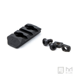 PTS Syndicate PTS Enhanced Rail Section (M-LOK) 3 Slots - Black