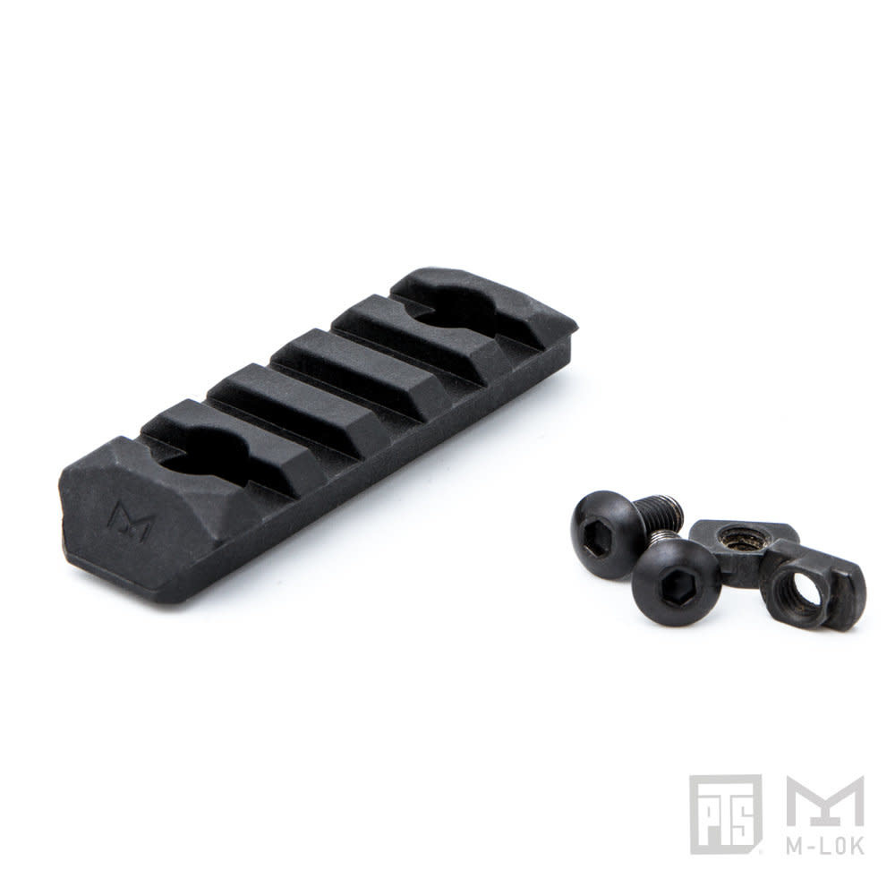 PTS Syndicate PTS Enhanced Rail Section (M-LOK) 5 Slots - Black