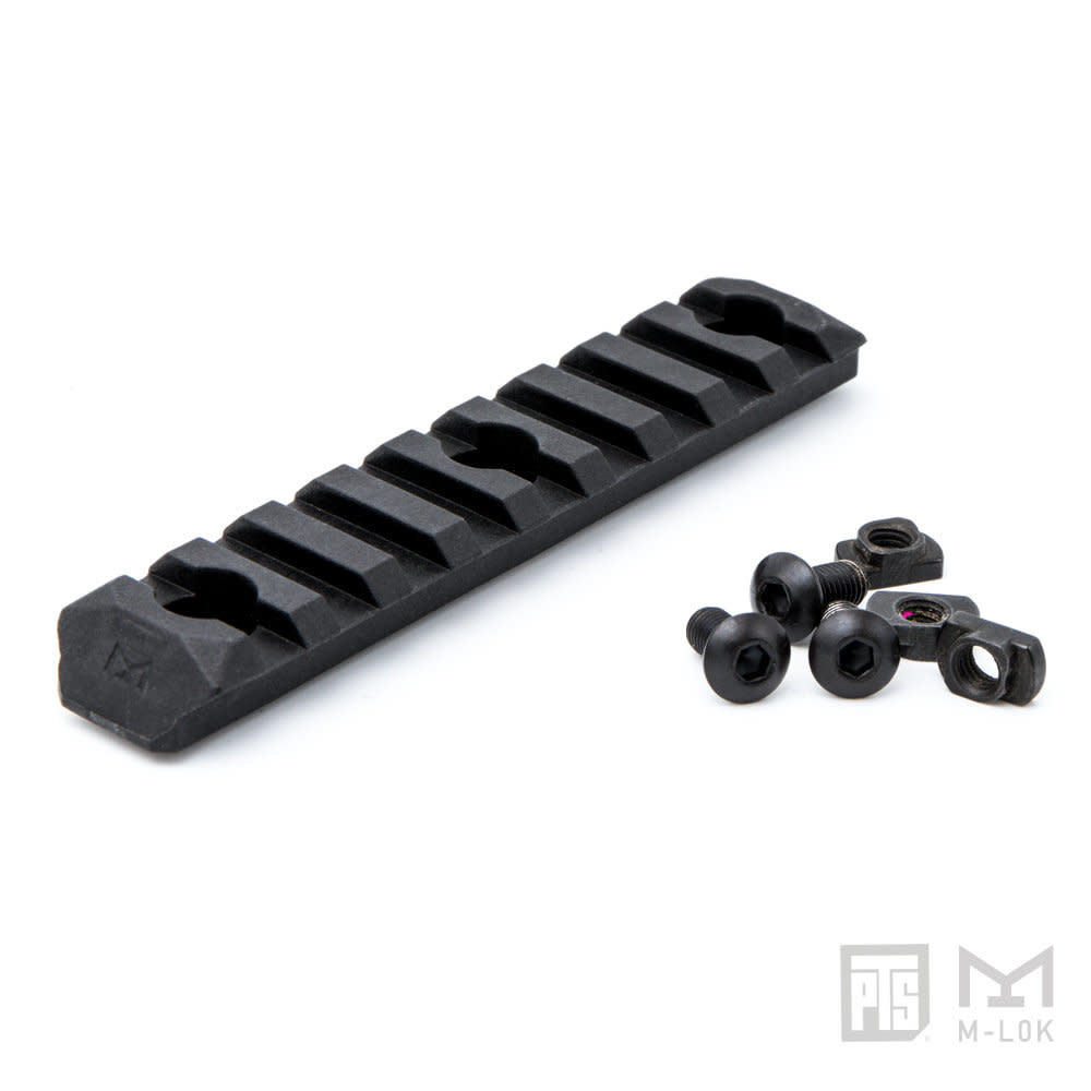 PTS Syndicate PTS Enhanced Rail Section (M-LOK) 9 Slots - Black