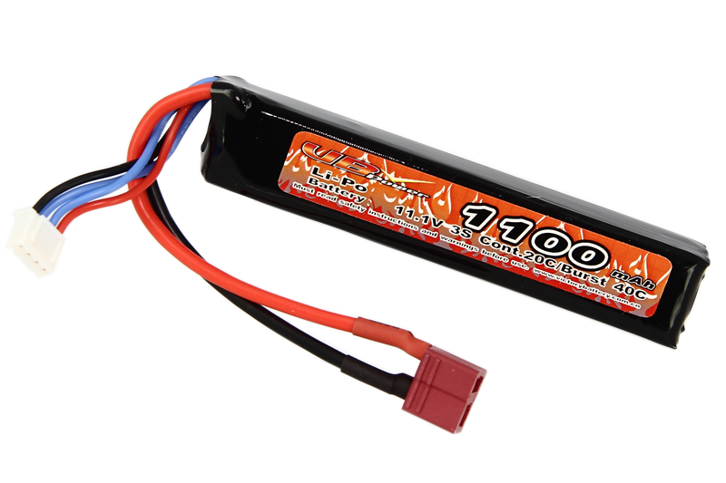 VB Power VB Power 11.1v 1100 mAh Lipo 20C Stock Tube - T-Plug