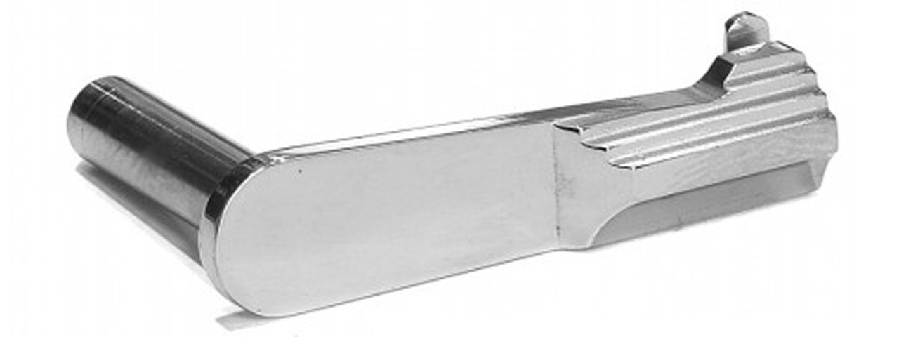 Airsoft Masterpiece Airsoft Masterpiece Hi-Capa Steel Slide Stop Type 2 - Silver