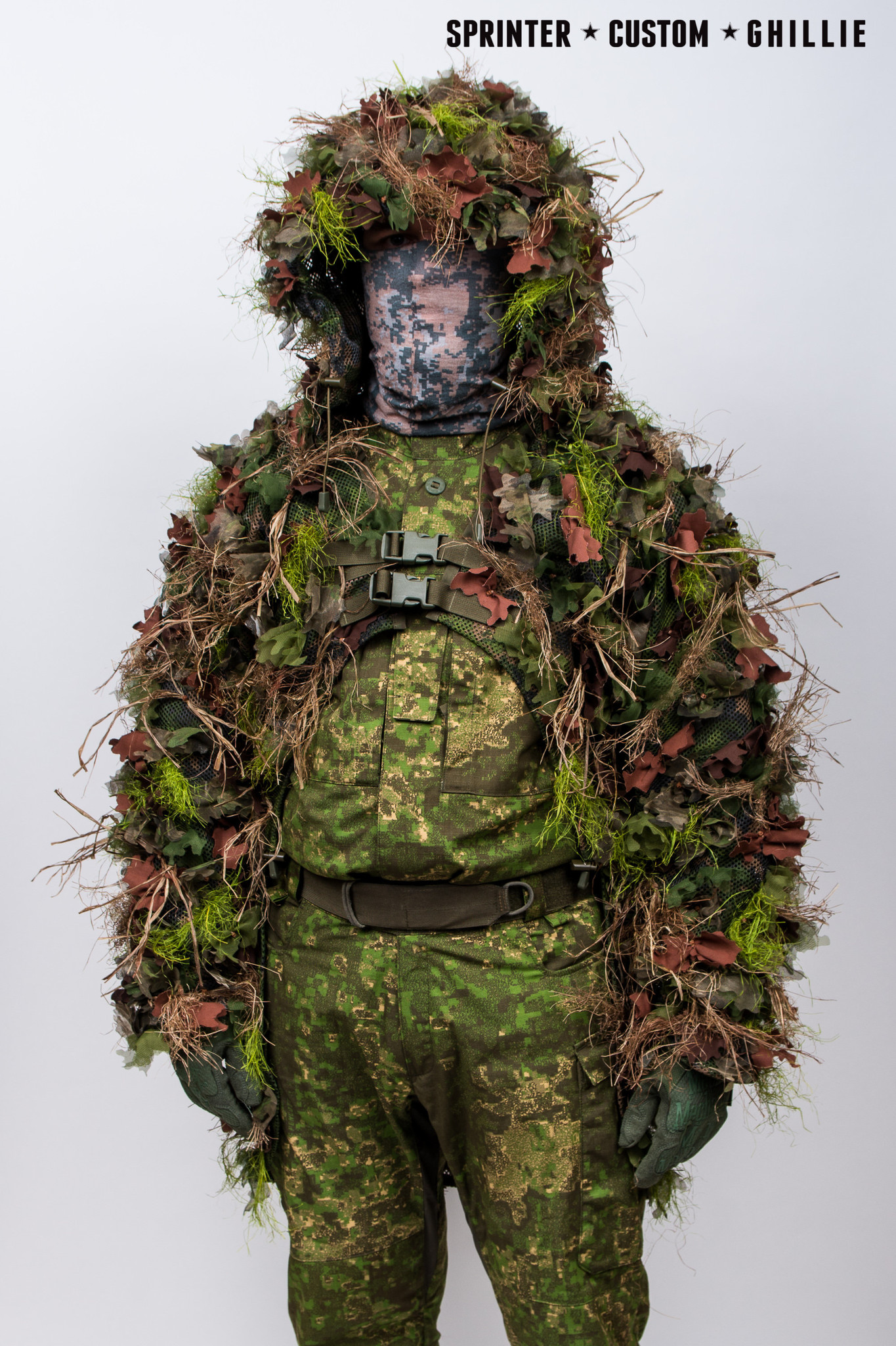 Sprinter Custom Ghillie SCG - Next Gen Halo Multi-Season Ghillie (Cape included)