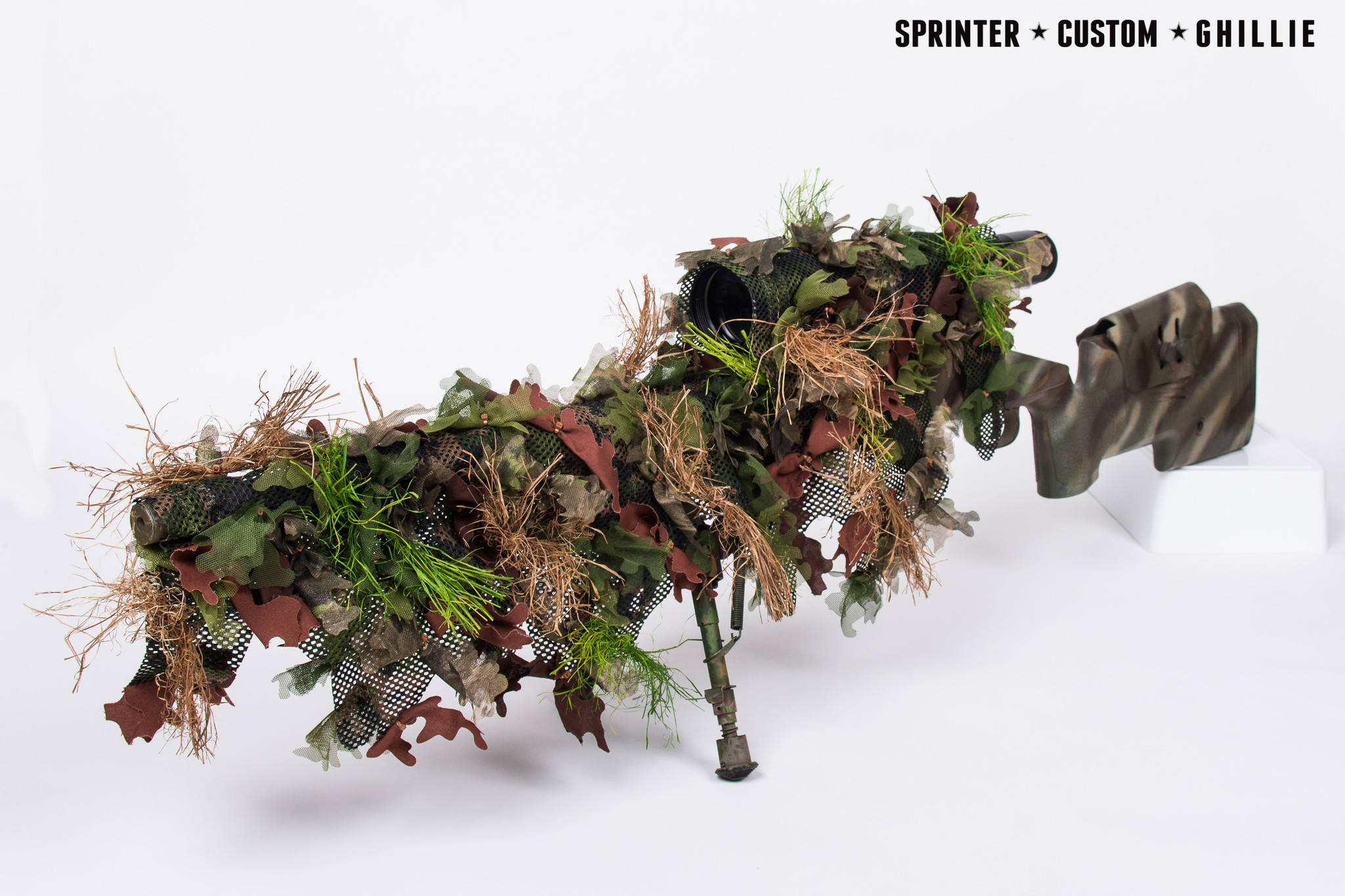 Sprinter Custom Ghillie SCG - Next Gen Halo Multi-Season Rifle Wrap