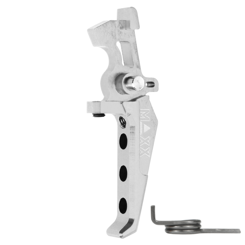 Maxx Model Maxx Model CNC Aluminum Advanced Speed Trigger Style E - Silver