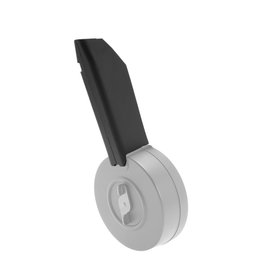 Laylax First Factory Krytac Kriss Vector AEG Airsoft Drum Magazine Adapter (400 rounds, not compatible with Kriss Vector Limited Edition) - BK