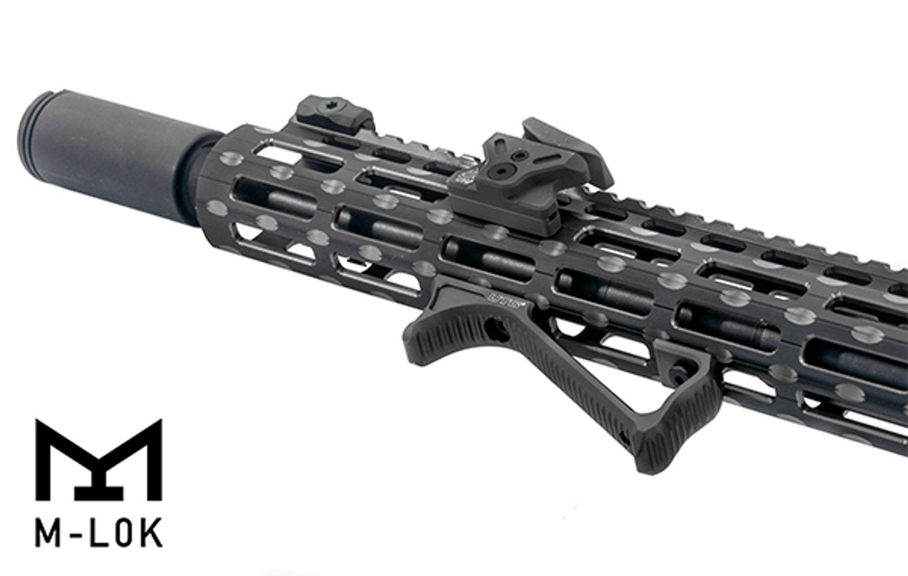 Leapers Leapers Ultra Slim M-LOK Angled Foregrip - Black