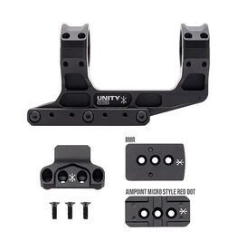 PTS Syndicate PTS Unity Tactical FAST LPVO Optics Mount Set - Black