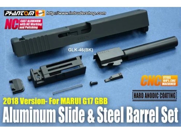 Guarder Guarder Tokyo Marui G17 Gen3 Aluminium Slide & Steel Barrel set (2018 version) - Black