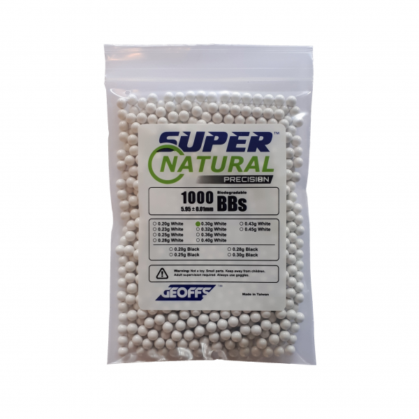 Geoffs Geoffs Super Natural Precision 0.30g - 1000 bio bb's