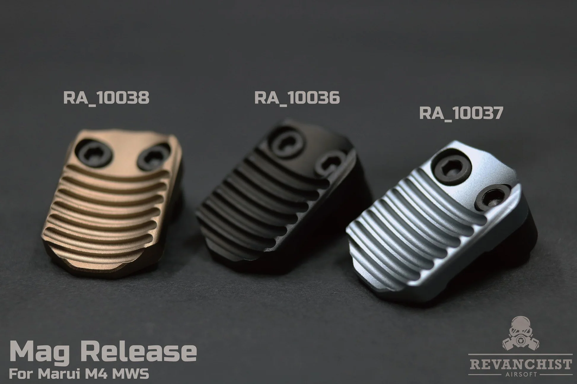 Revanchist Revanchist Marui MWS Magazine Release Type B - Grey