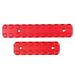 CTM Tac CTM AAP-01/C CNC Upper and Lower Picatinny Rail Set - Red