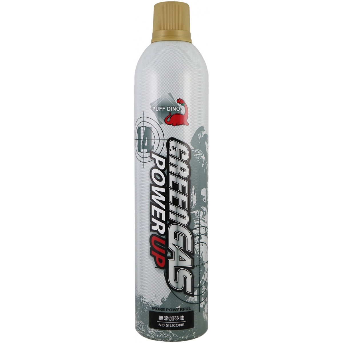 Puff Dino Puff Dino Green Gas Power Up 560ml 200 psi - no silicone