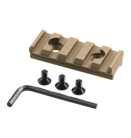 Leapers Leapers Picatinny Rail Section 5 Slots for Super Slim Handguard - Dark Earth