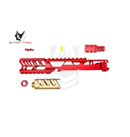 CTM Tac CTM AAP-01/C FUKU-2 CNC Upper Set -  Long CUTOUT Version - Red/Gold
