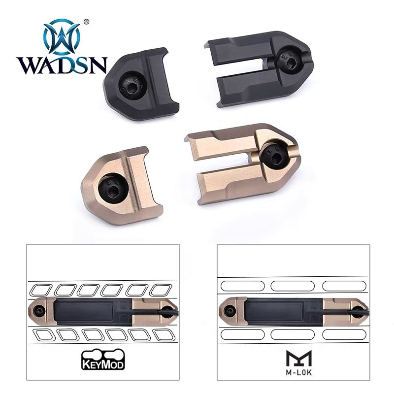 WADSN Switch Mount Plates for M-LOK and Keymod - Dark Earth