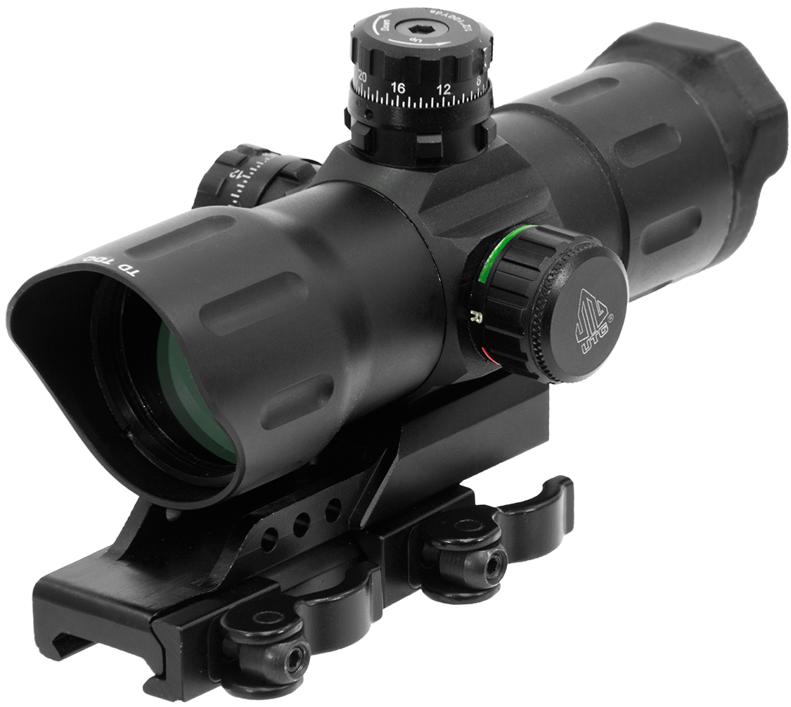 Leapers UTG - CQB T-dot Sight With Offset QD Picatinny Mount - SCP-TDTDQ
