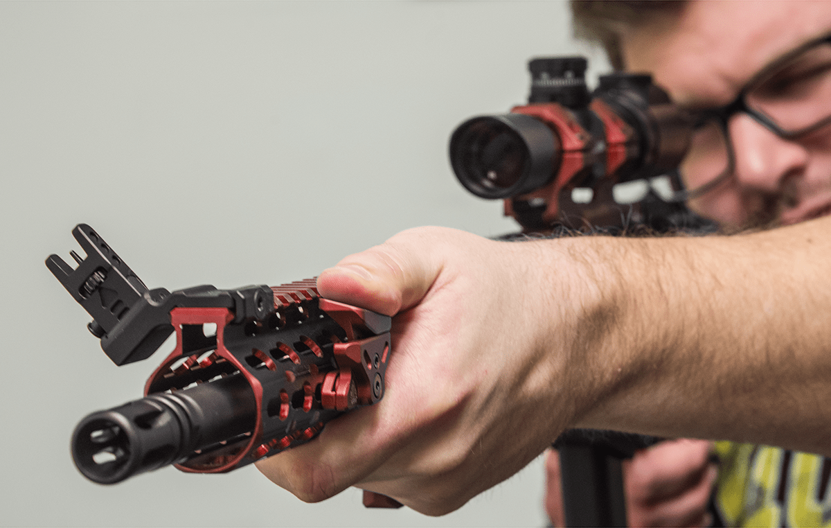 Leapers  Leapers Keymod Angled Index Mount - Red